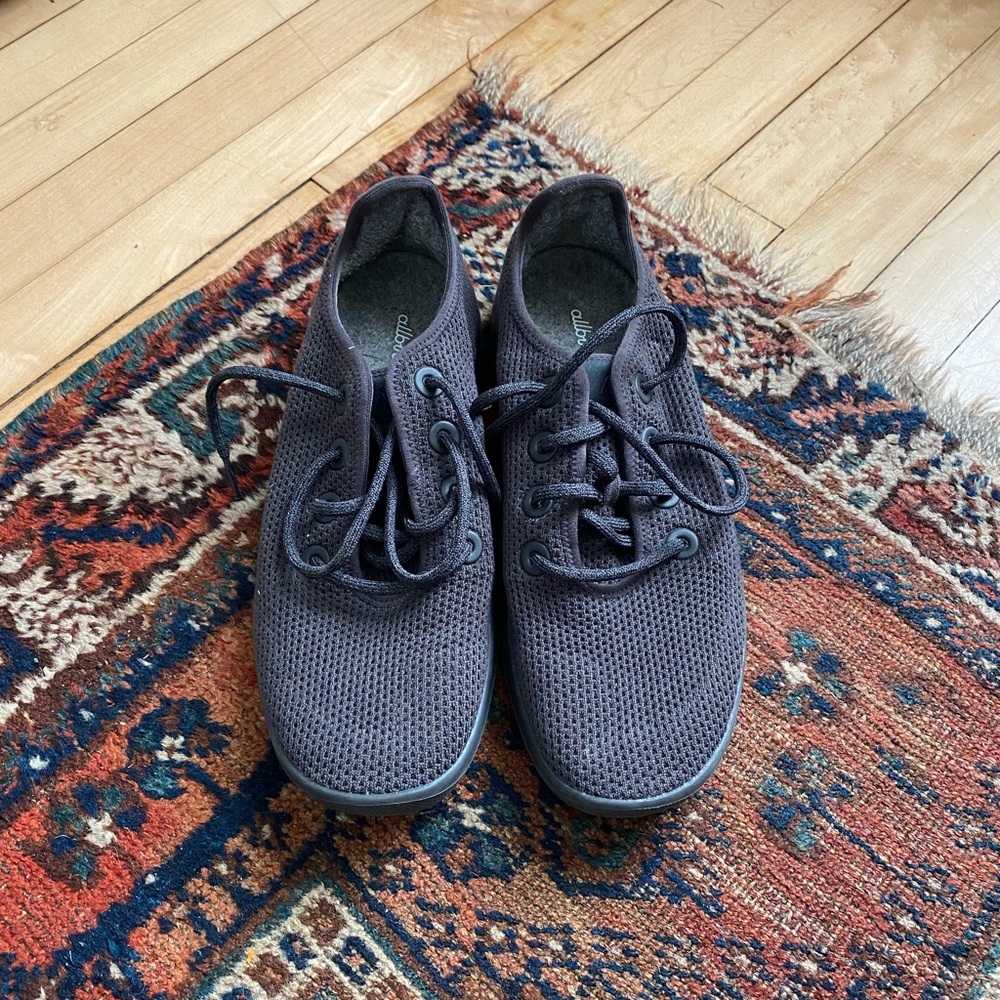 Allbirds Tree Runner Shoes, Charcoal, Men’s Size 9, Lightweight Trainer/Casual